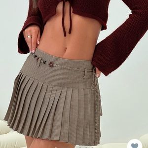 Princess Polly plaid mini skirt